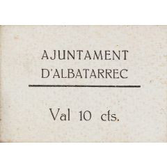 10 Céntimos Albatàrrec