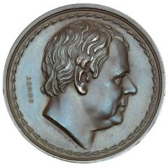 Medal - George IV Sir Walter Scott