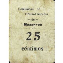 25 Céntimos Mazarrón