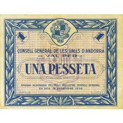 1 Pesseta 1st Issue