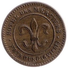 5 Centimes - Hotel des Merciers Fribourg