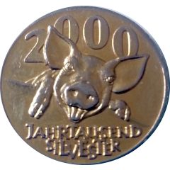 New Year Lucky Token Jahrtausend Silvester