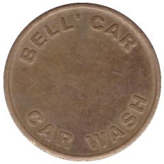 Car Wash Token - Bell' Car Whiteley