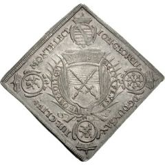 1 Thaler - John George II Klippe, Shooting house