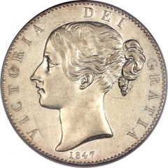 1 Crown - Victoria 1st portrait