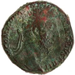 Sestertius - Commodus VICT BRIT P M TR P X IMP VII COS IIII P P S C, Victory