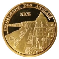 Tourist token - Souvenirs et Patrimoine - Nice - Promenade des Anglais ⌀31mm