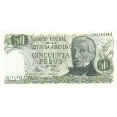 50 Pesos with `LEY` on Obverse