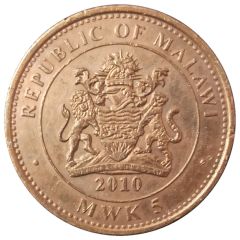 5 Kwacha Pope John Paul II