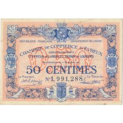 50 Centimes - Chambre de Commerce d`Evreux 27