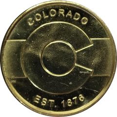 Token - Colorado Columbine Flower