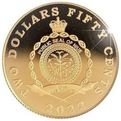 2 Dollars 50 Cents - Elizabeth II Helsinki 1952