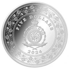 5 Dollars - Charles III Modrotisk