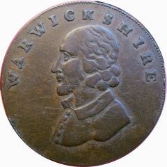 1/2 Penny Warwickshire - Shakespeare