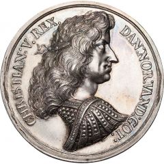 Medal - Christian V Battle of Øland