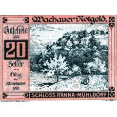 20 Heller Wachau - Ranna-Mühldorf, Red issue