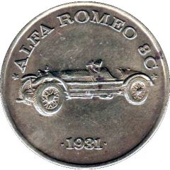 Beer Token - Brauerei Stegmaier Mutlangen Alfa Romeo 8C