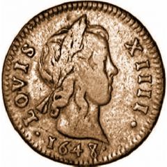 3 Deniers - Louis XIV