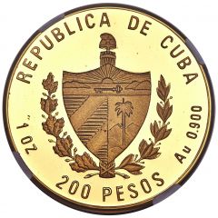 200 Pesos Montecristi Manifesto, Piedfort