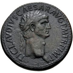Sestertius - Claudius NERO CLAVDIVS DRVSVS GERMAN IMP S C
