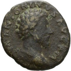 As - Marcus Aurelius TR P XVIII IMP II COS III S C, Mars and Victory
