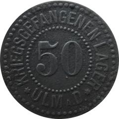 50 Pfennig - Ulm Kriegsgefangenen-Lager