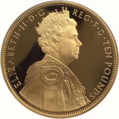 10 Pounds - Elizabeth II Diamond Jubilee, Gold Proof