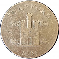 1 Penny Staffordshire - Stafford / W. Horton