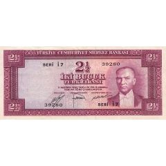 2 1/2 Lira Purple reverse