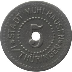 5 Pfennig - Mühlhausen in Thüringen