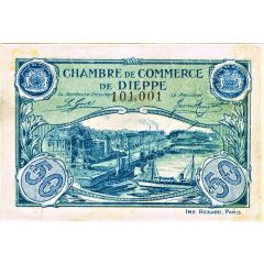 50 Centimes - Chambre de Commerce de Dieppe 76