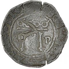 1⁄11 Réal Countermarked 4 maravedis, key
