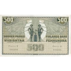 500 Markkaa, Sarja II 1918