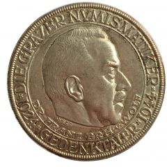 Gedenktaler - Franz Freiherr von Wolf 20th Anniversary of the Grazer Numismatic Society