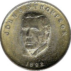 Shell Oil Token - Prime Ministers of Canada 1892 - John S. D. Thompson