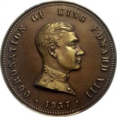 Medal - Proposed Coronation of Edward VIII 1937