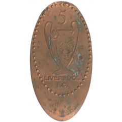 Elongated Medal - Liverpool F.C. 5th Champions League Trophy