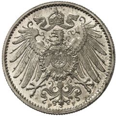 1 Mark - Wilhelm II type 2 - small shield - Pattern