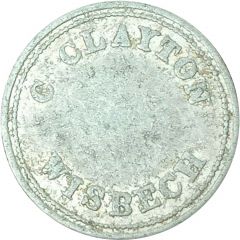 1 Shilling - C. Clayton Wisbech Market, Cambridgeshire