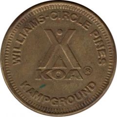 Token - Williams-Circle Pines KOA Williams, Arizona