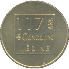 Monnaie de Paris Tourist Token - Concours Lépine Les 117 ans du concours