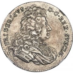 1 Mark - Frederick I 1st portrait