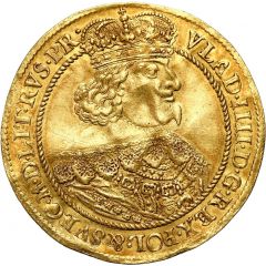 Dwudukat gdański - Władysław IV Waza Gdańsk mint