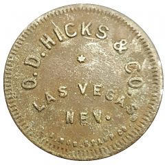 10 Cents - O. D. Hicks and Co. Las Vegas, Nevada