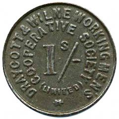 1 Shilling - Draycott and Wilne Working Mens CSL