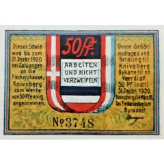 50 Pfennig Gjenner, Knivsberg
