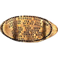 Elongated Penny - Middle Georgia Coin Club - 24th Annual Show Macon, Georgia