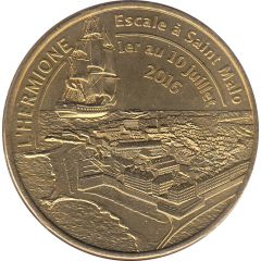 Jeton touristique - Médailles et Patrimoine - Frégate Hermione