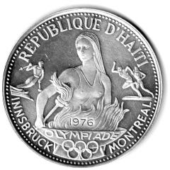 50 Gourdes 1976 Montreal-Innsbruck Olympiad