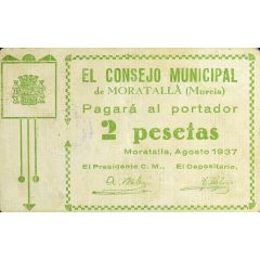 2 Pesetas Moratalla